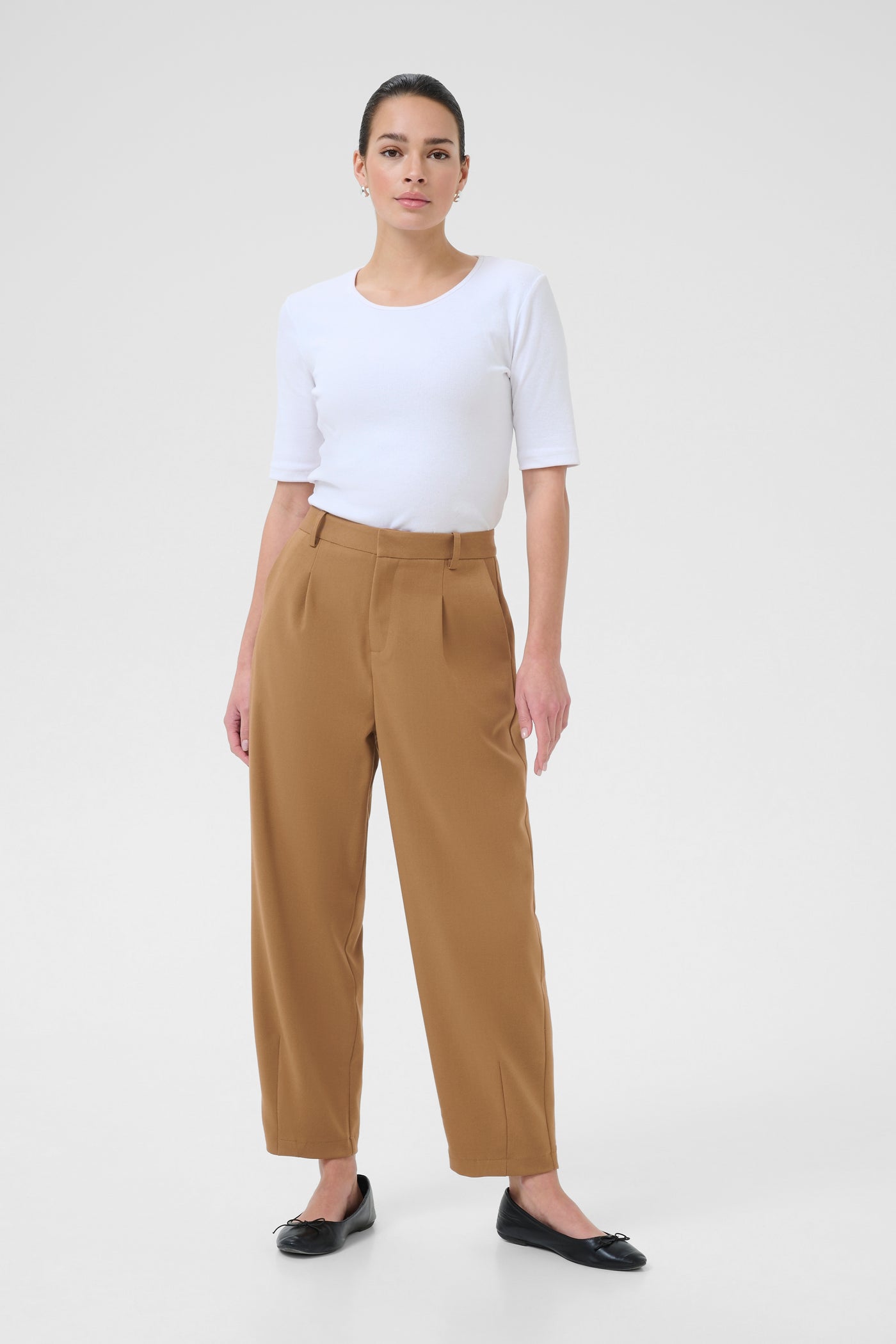 Merle broek camel