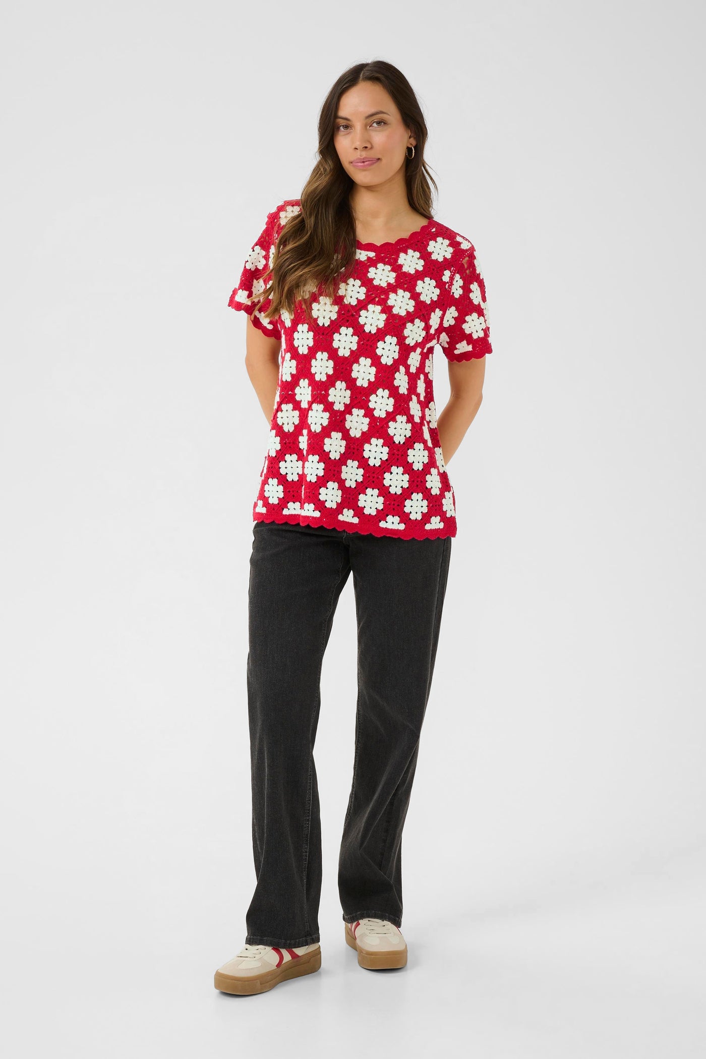 Kip gehaakte T-shirt