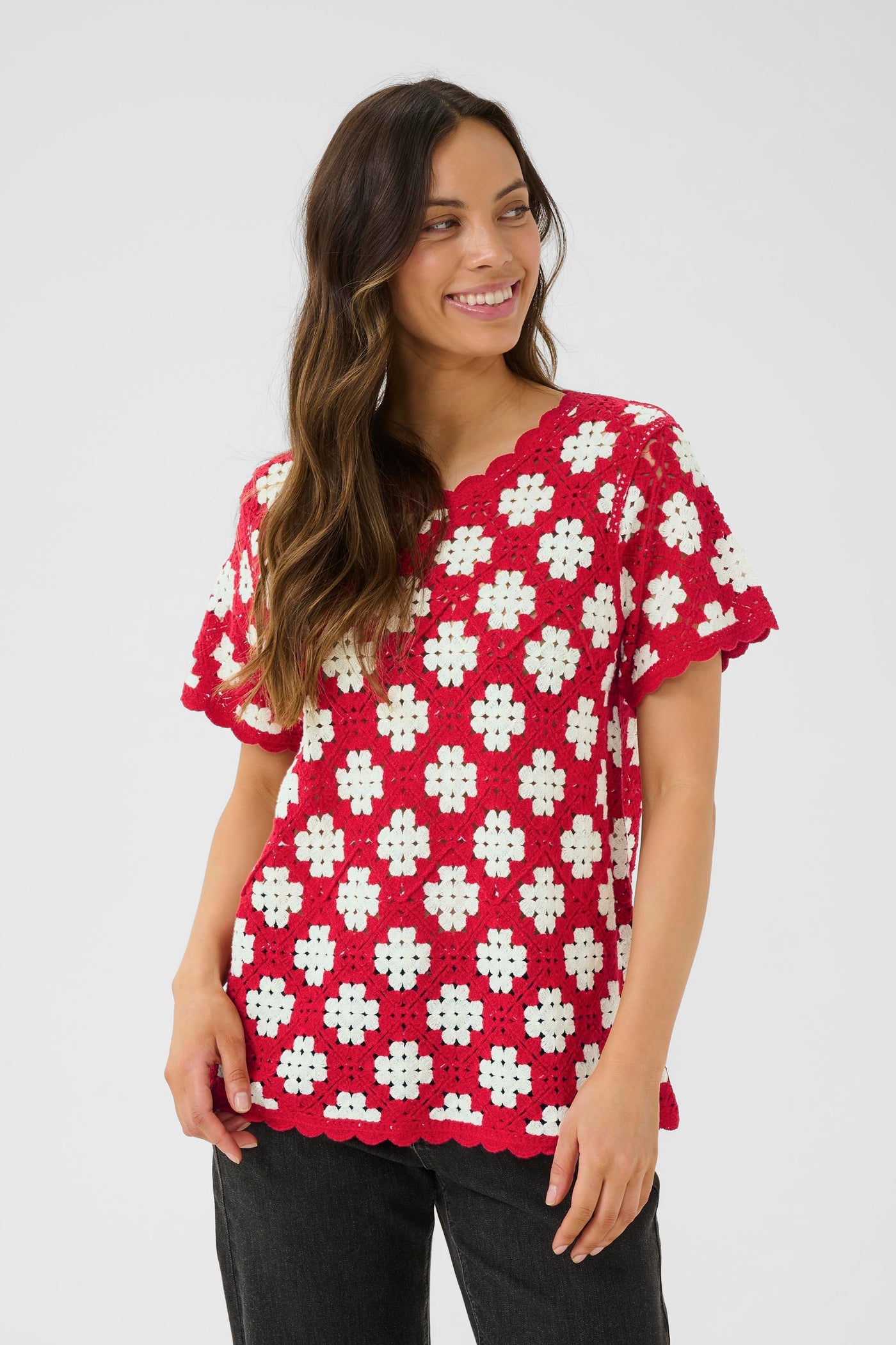 Kip gehaakte T-shirt