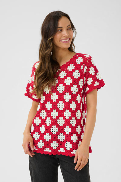 Kip gehaakte T-shirt