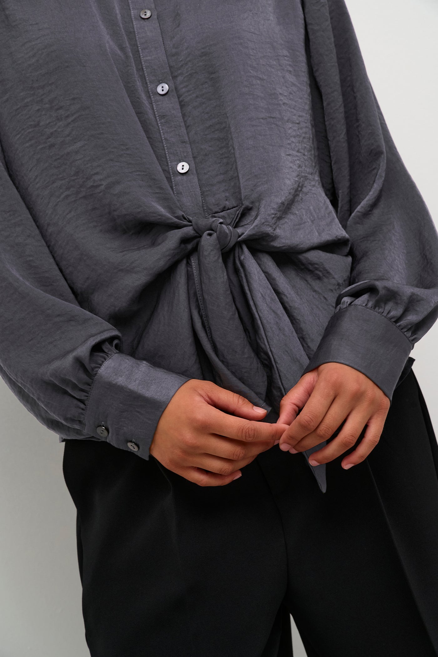 Alba blouse grijs