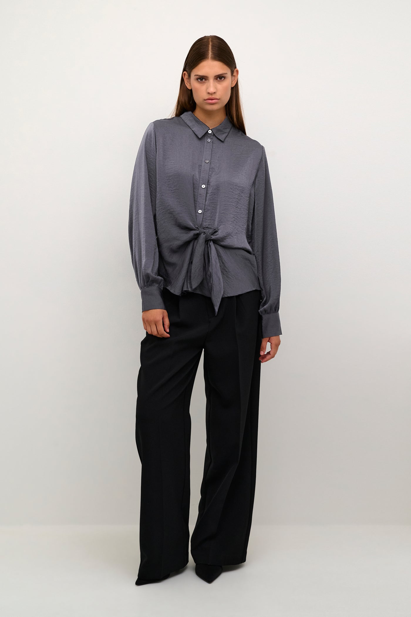 Alba blouse grijs