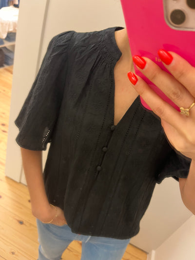 Willa blouse zwart