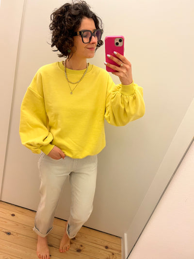 Floral trui