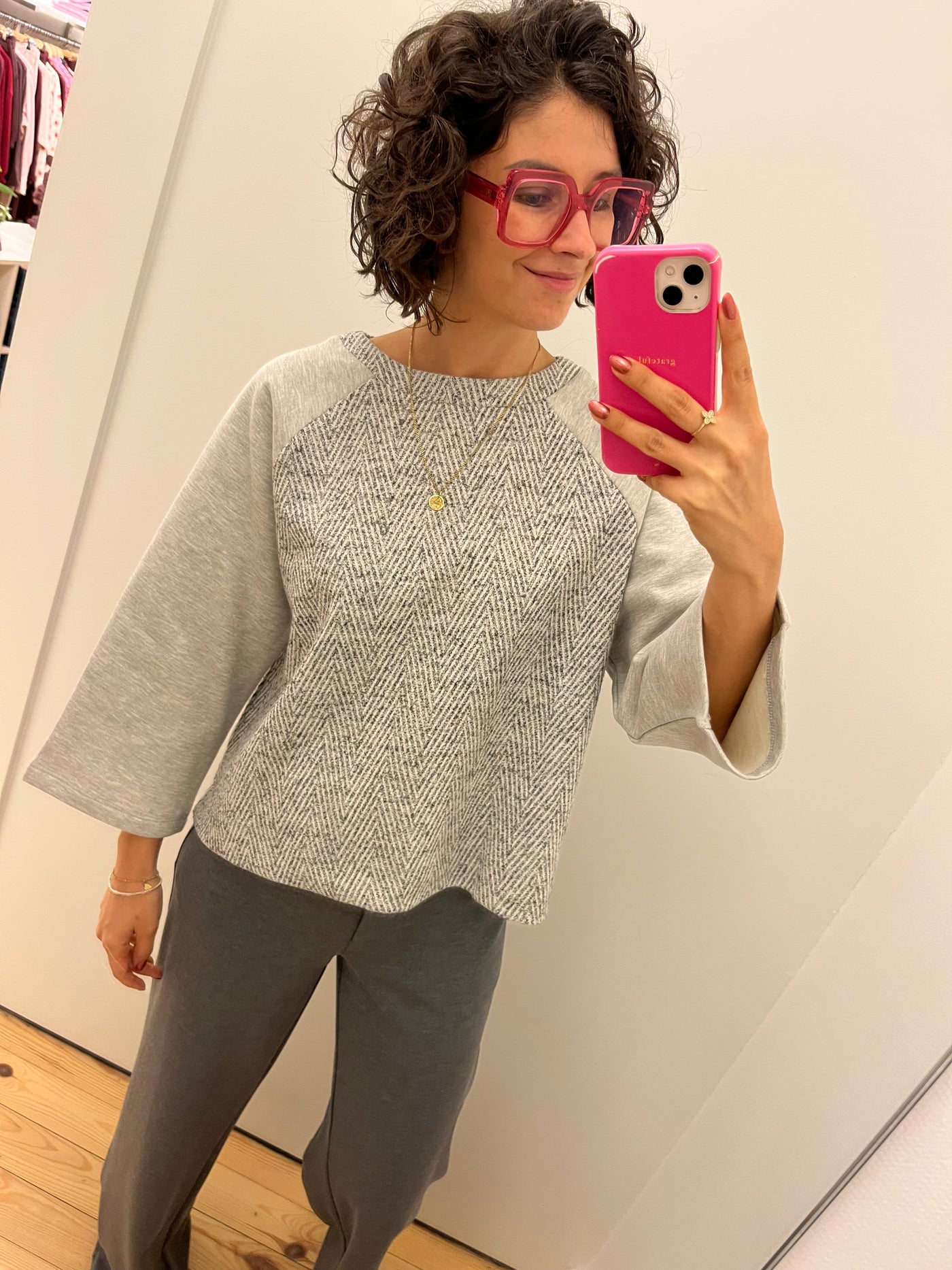 Harringbone trui