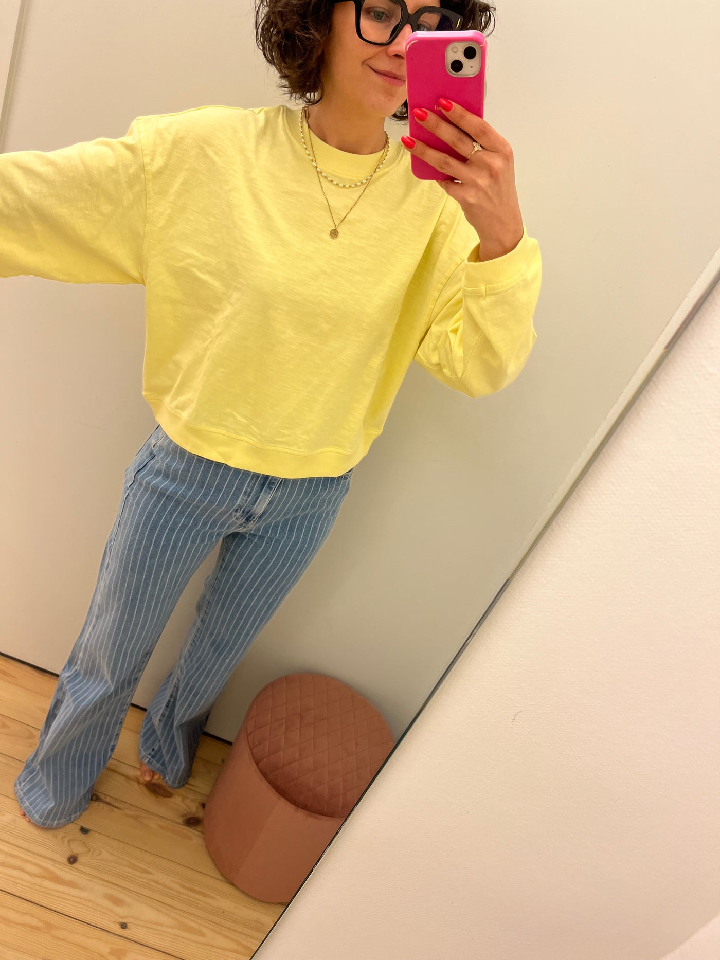 Streep jeans