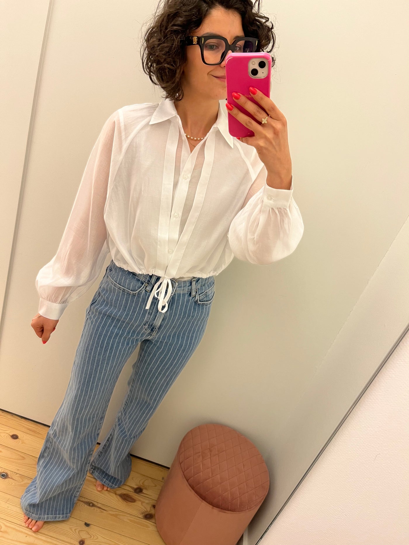 Streep jeans