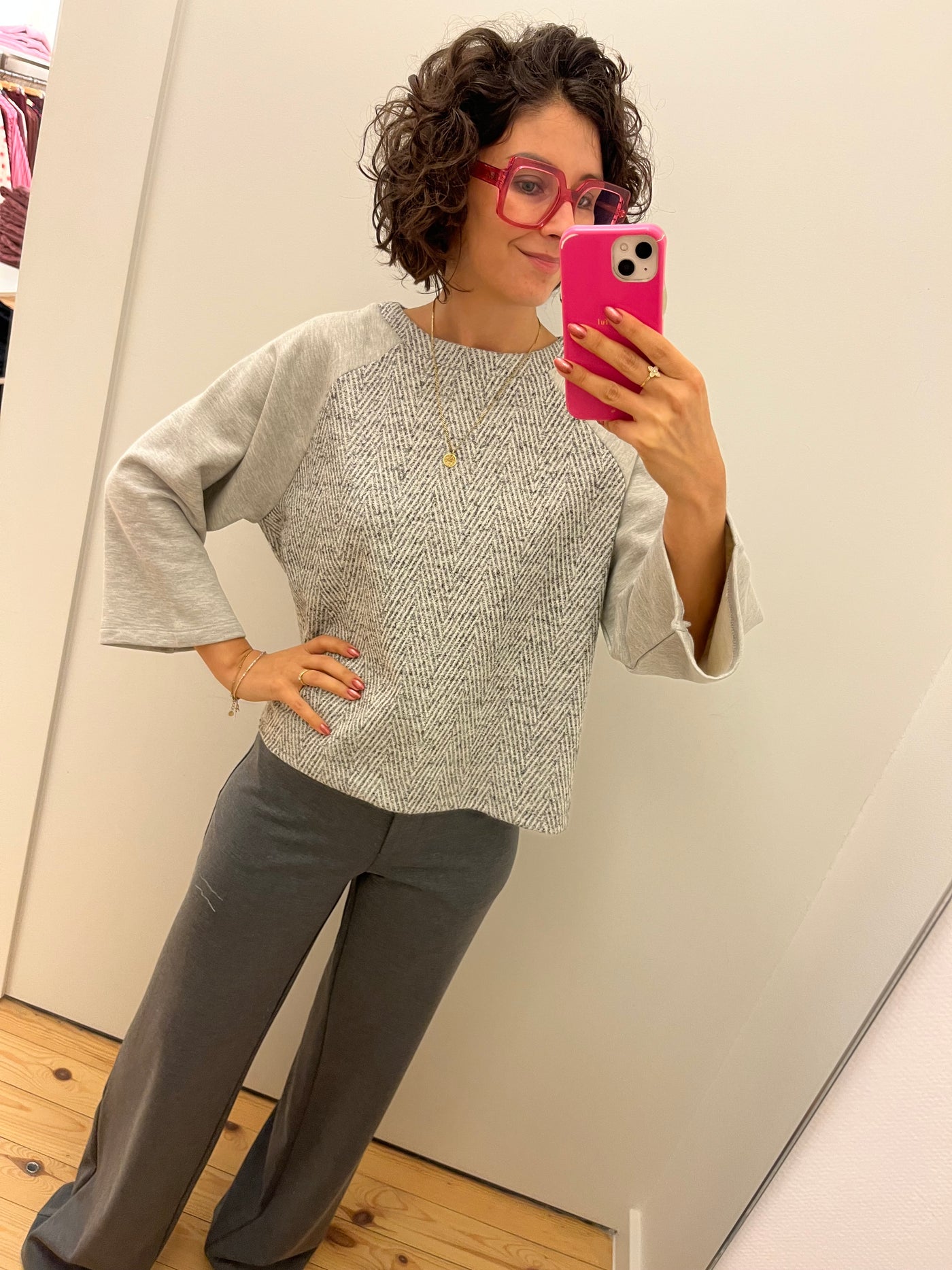 Harringbone trui