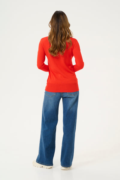 Astrid sous-pull rood