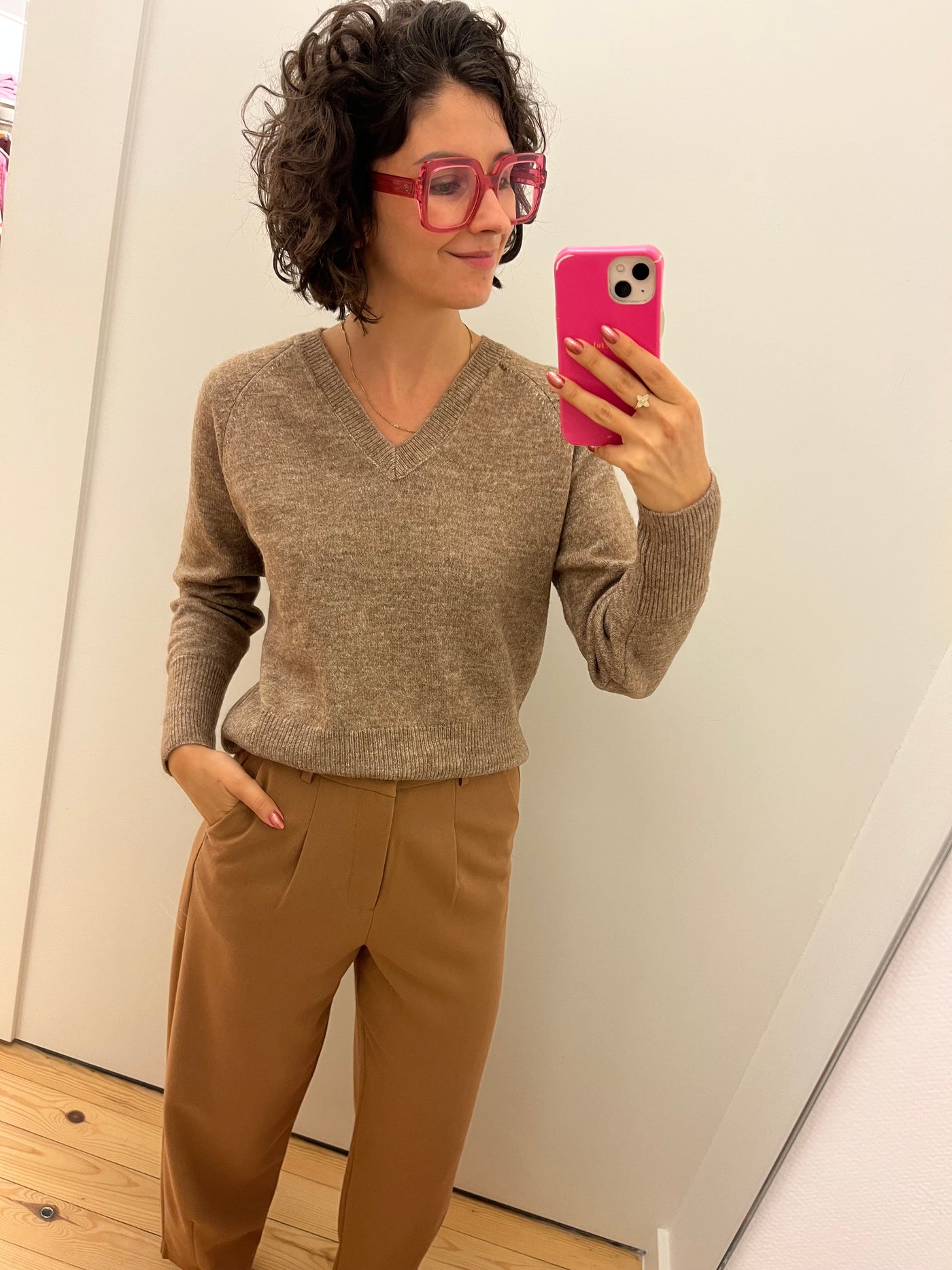 Niel trui beige