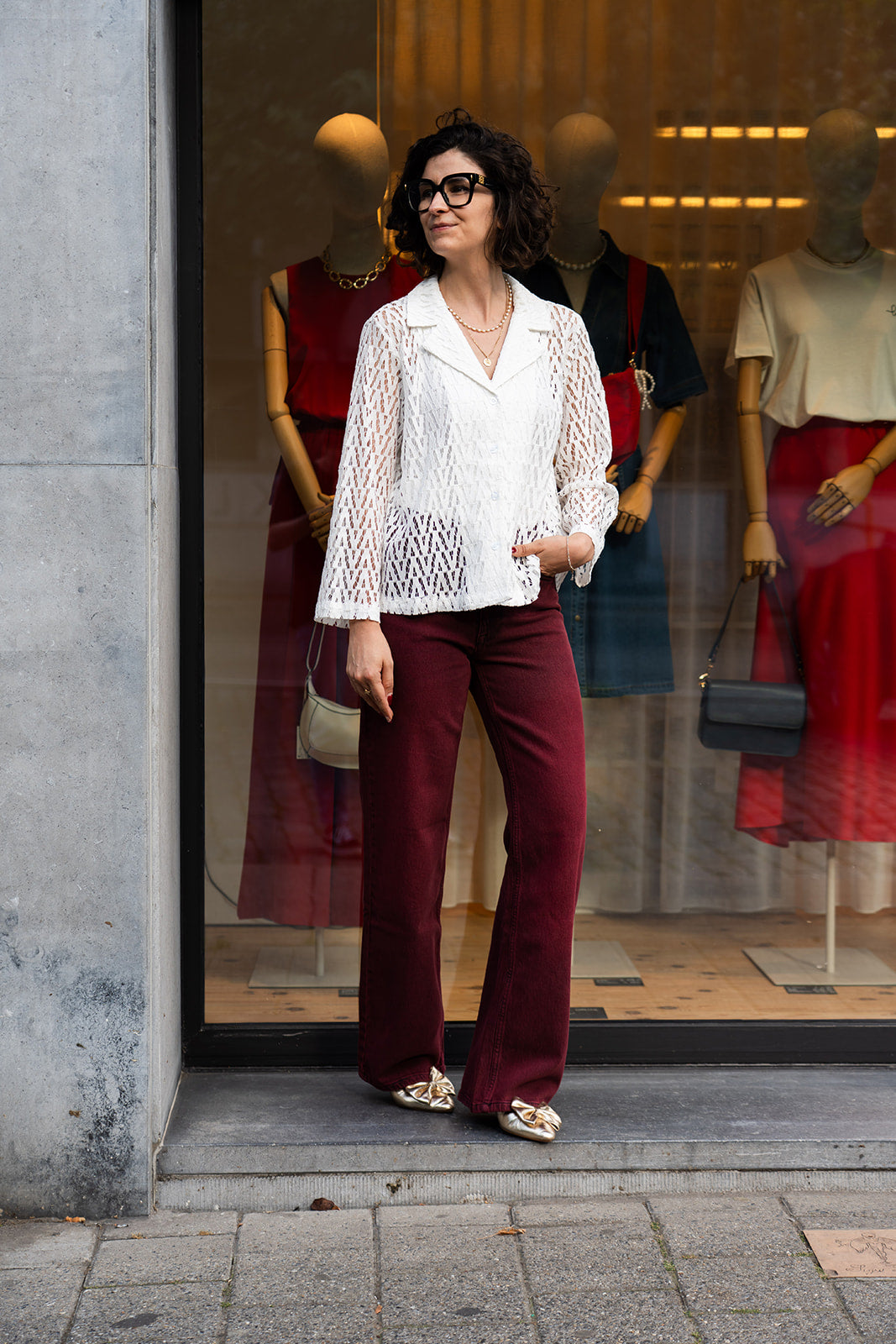 The louis jeans bordeaux