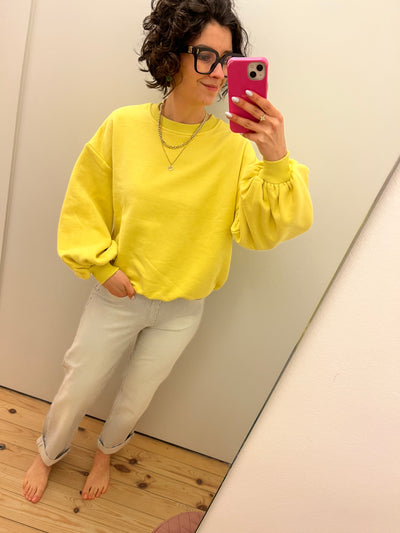 Floral trui