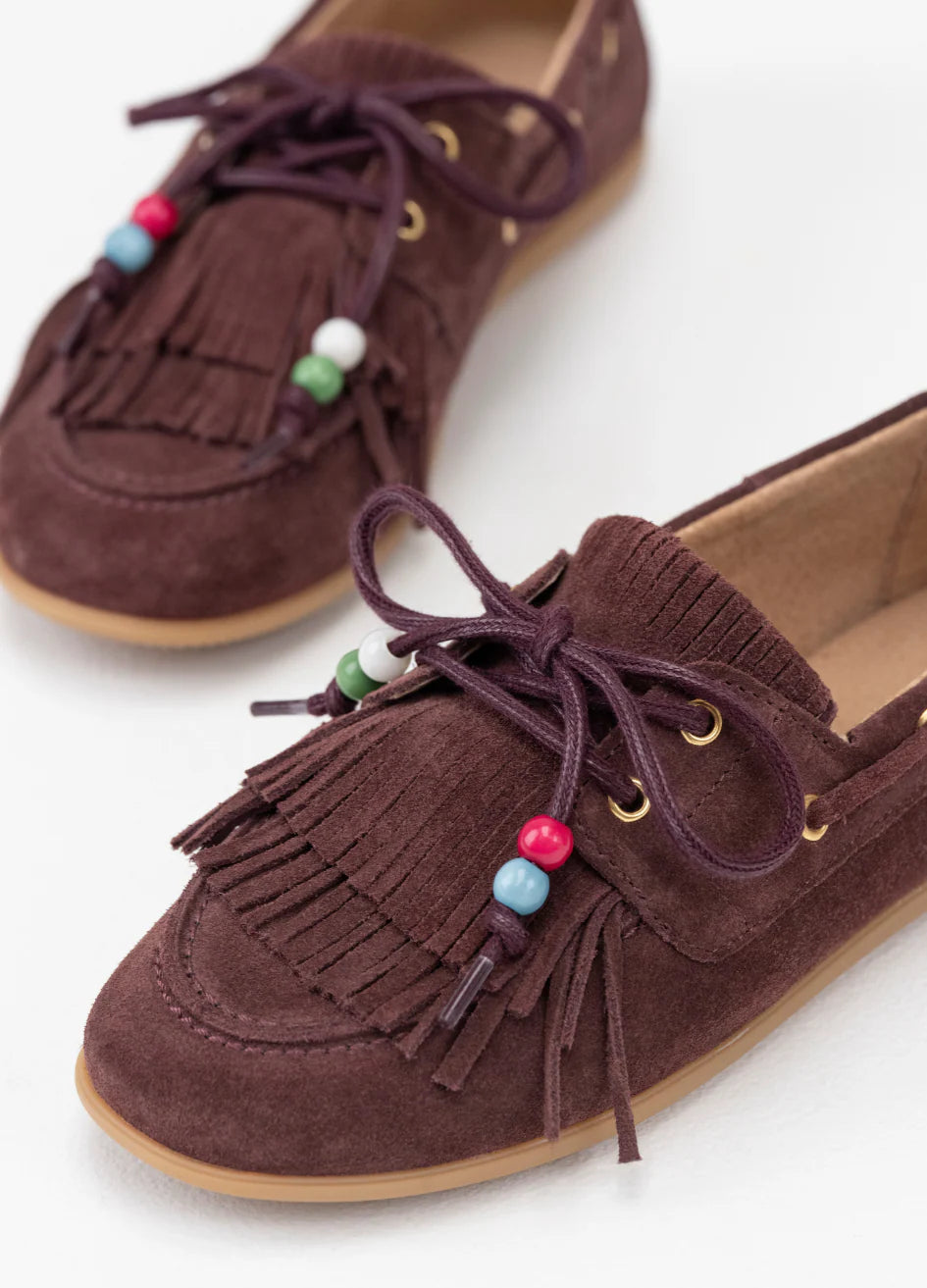 Latty fringes bordeaux