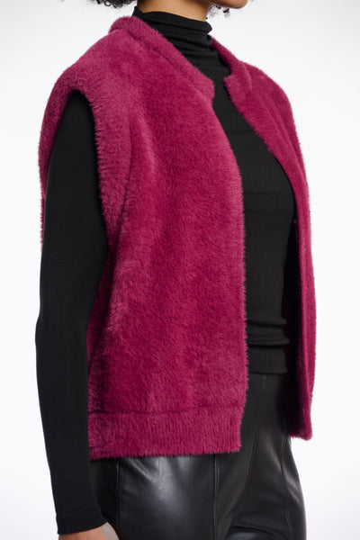 Elona waistcoat bordeaux