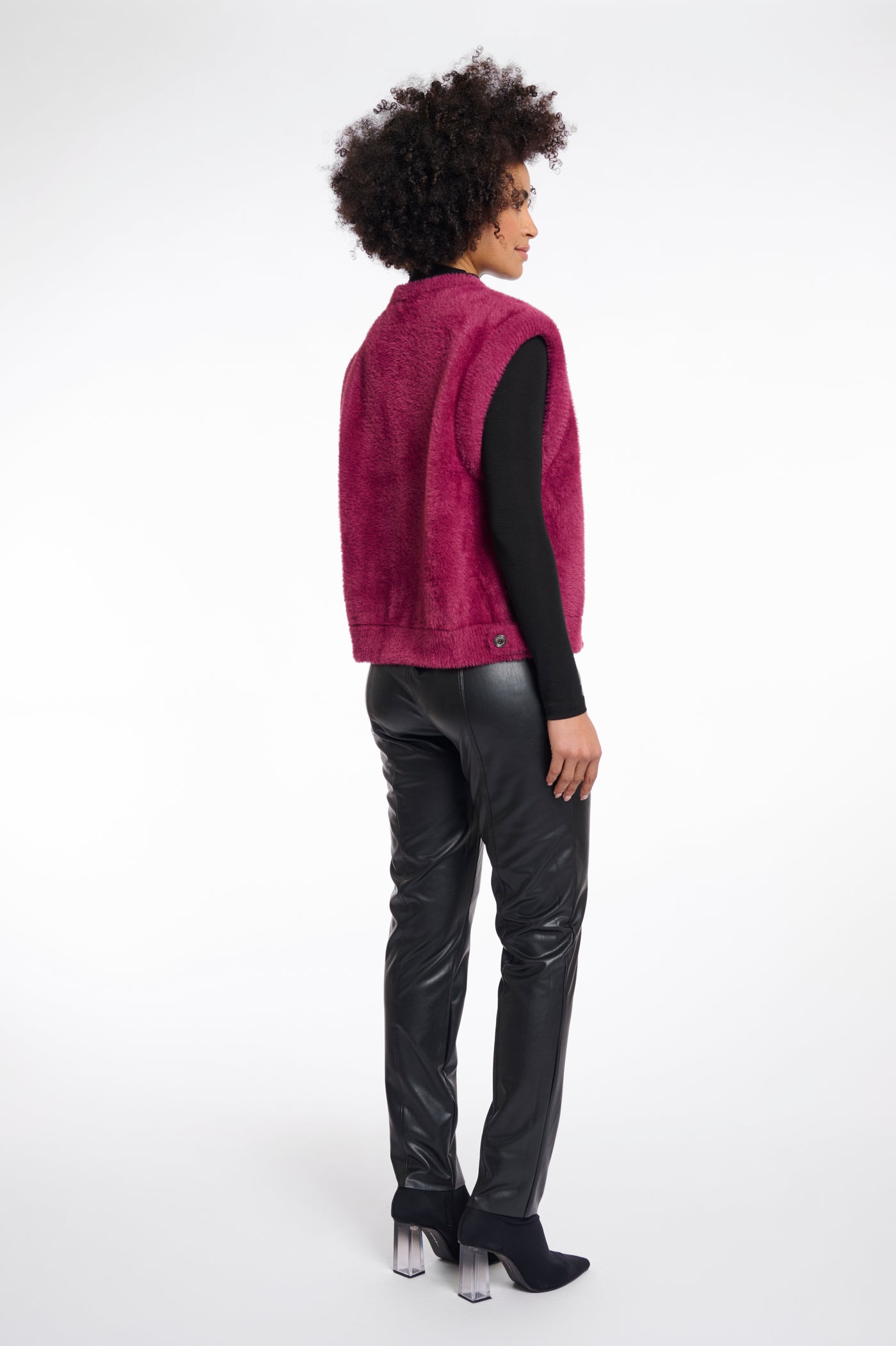 Elona waistcoat bordeaux