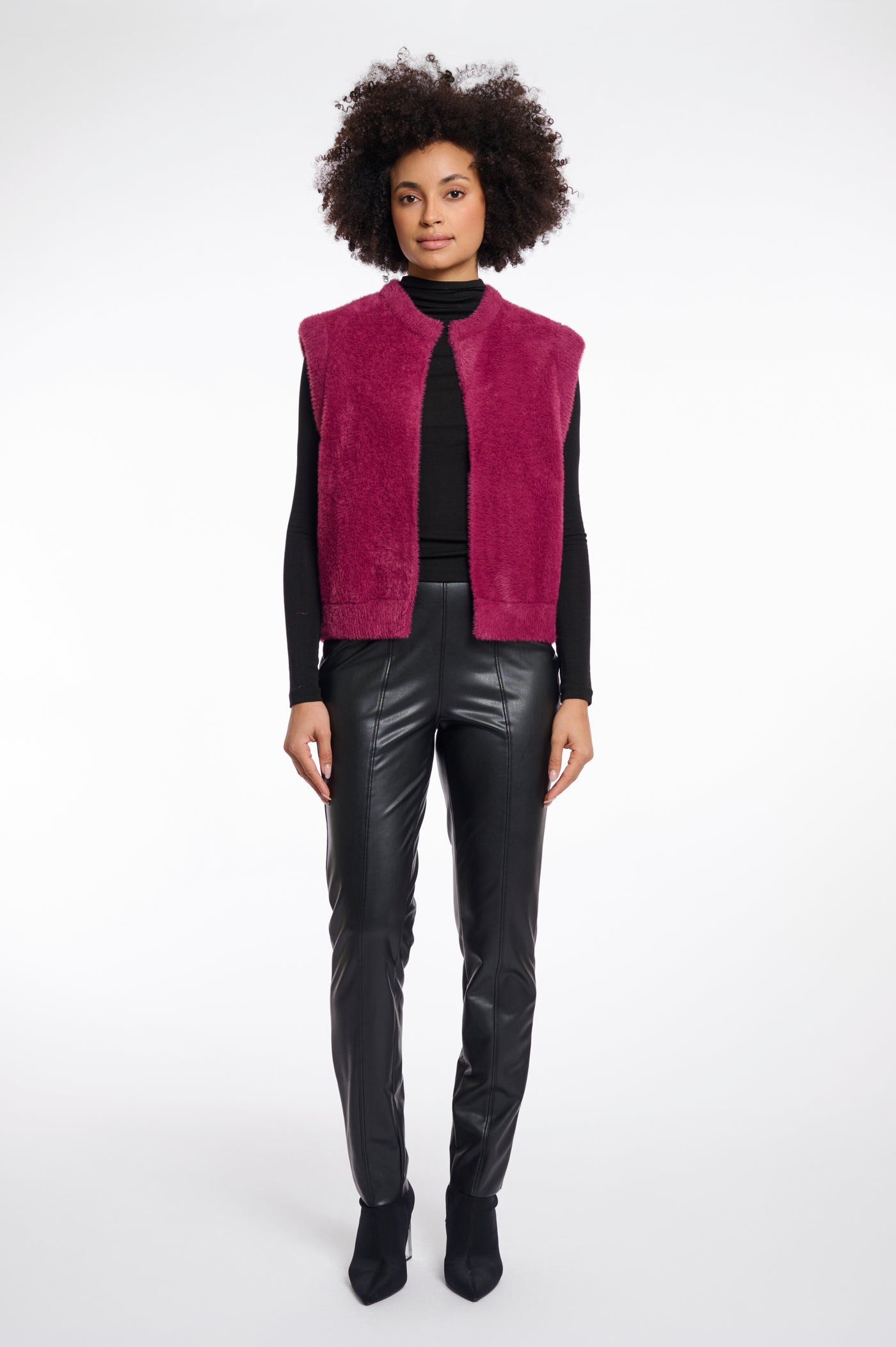 Elona waistcoat bordeaux