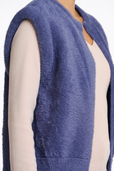 Elona waistcoat blauw