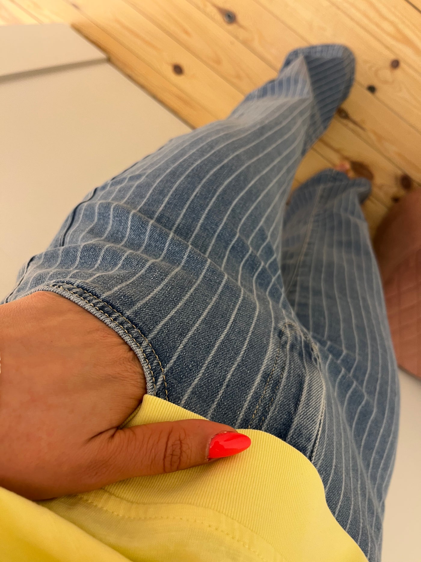 Streep jeans