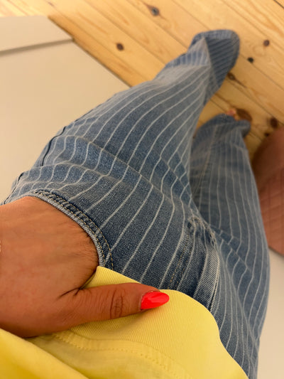 Streep jeans