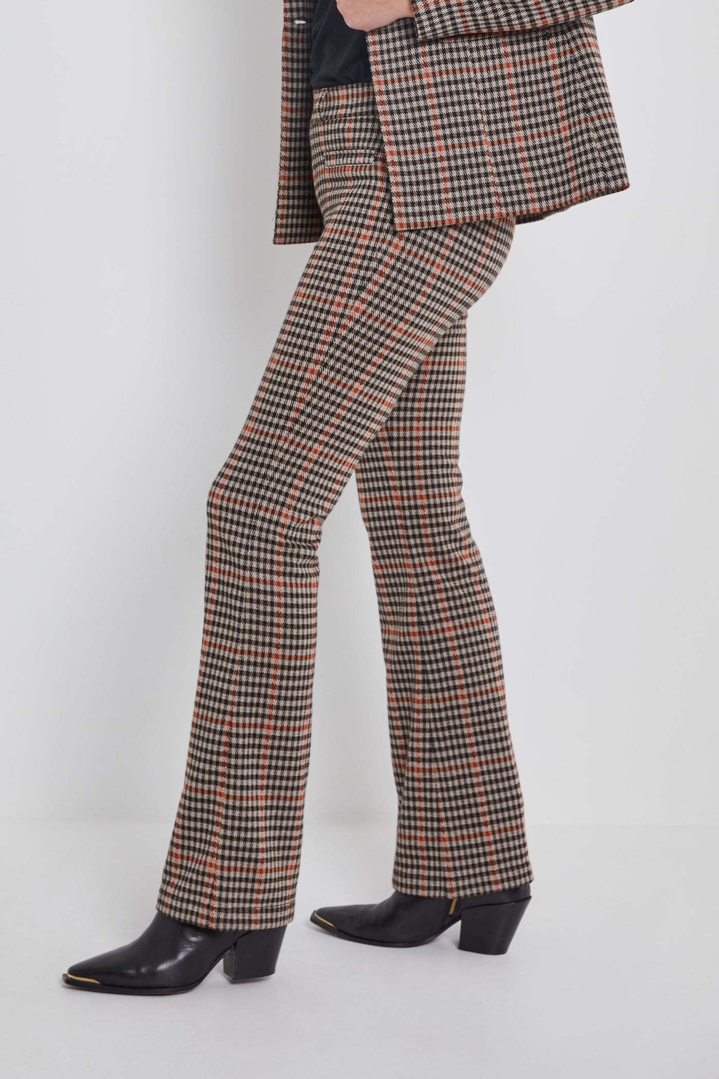 Jade broek geruit