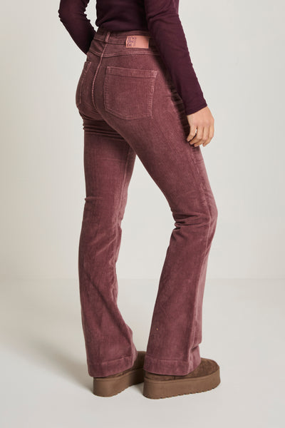 Jade corduroy oud roze