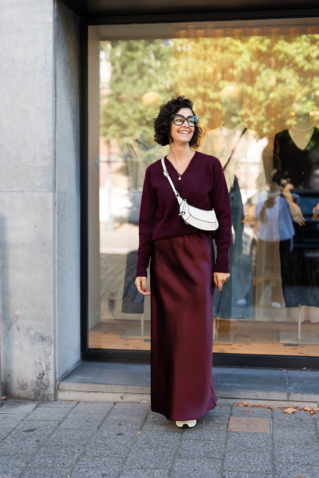 Niel trui bordeaux