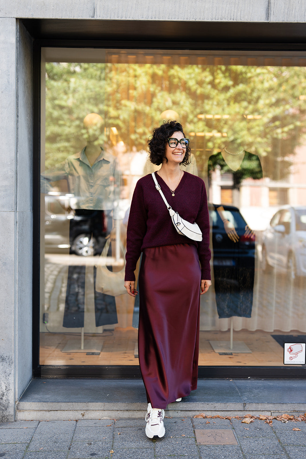 Niel trui bordeaux