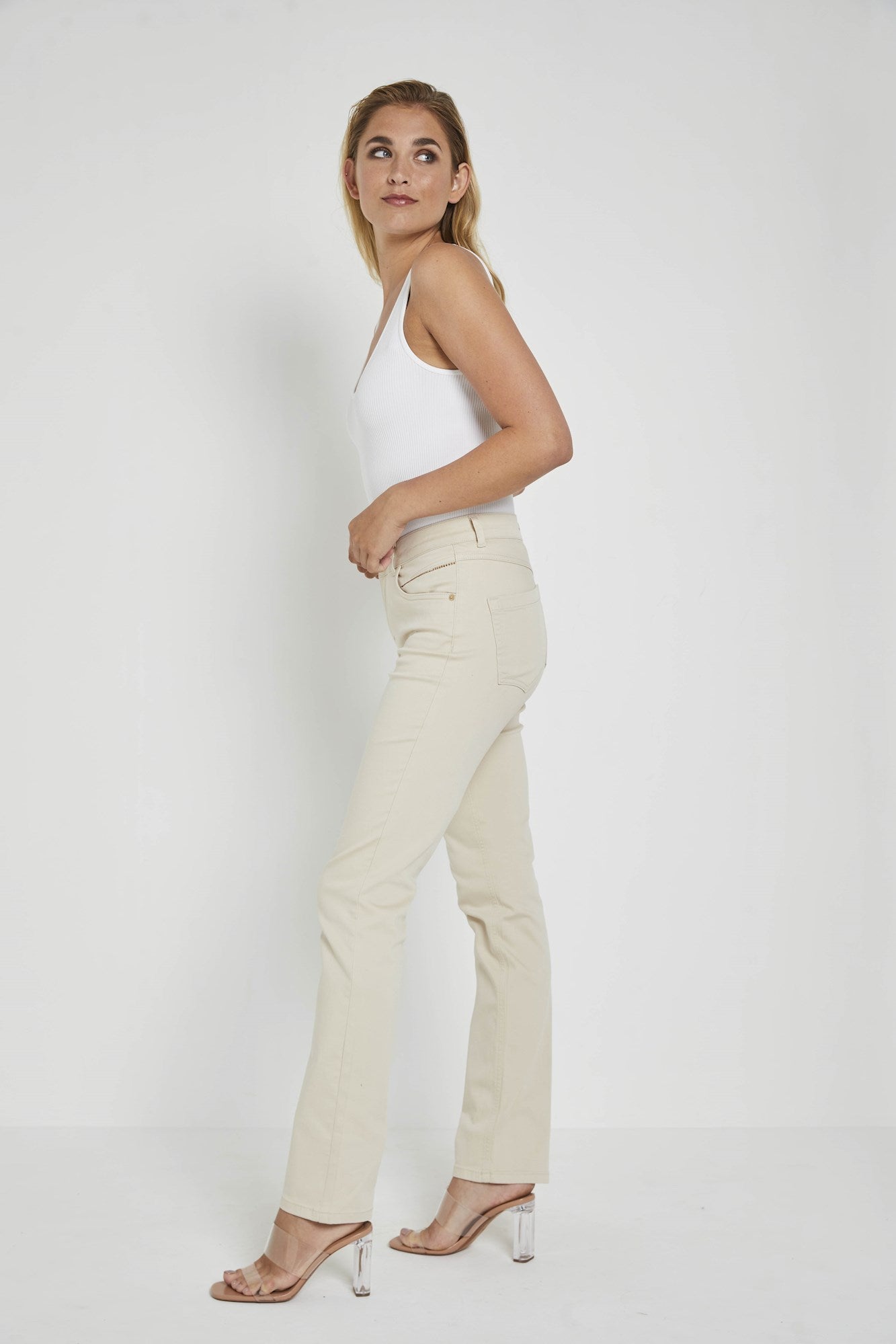 Angie jeans beige