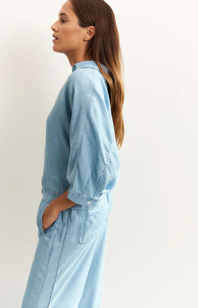 Jean blouse