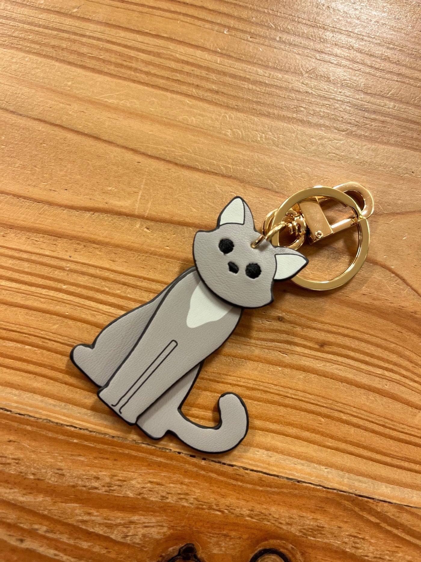 My Cat grijs sleutelhanger