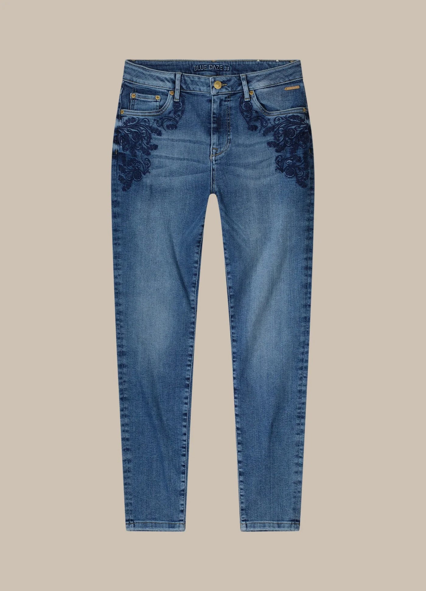Flower jeans
